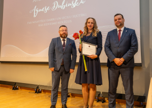 Labklājības ministrijas pārstāvji un VSAC "Latgale" darbinieki