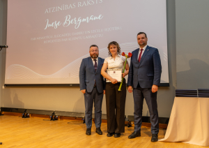 Labklājības ministrijas pārstāvji un VSAC "Latgale" darbinieki