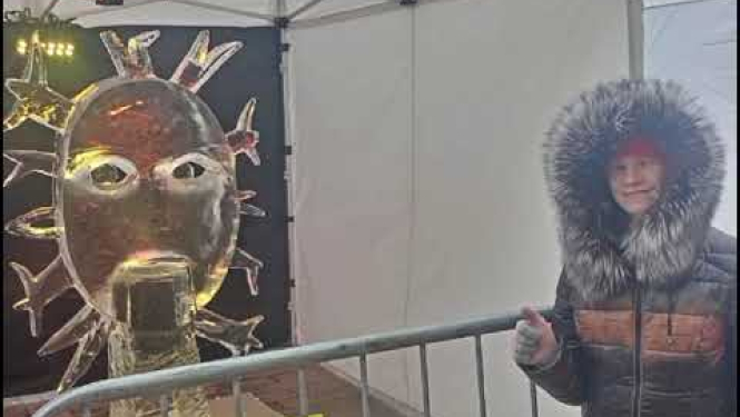 Ekskursija uz Ledus skulptūru festivālu Jelgavā