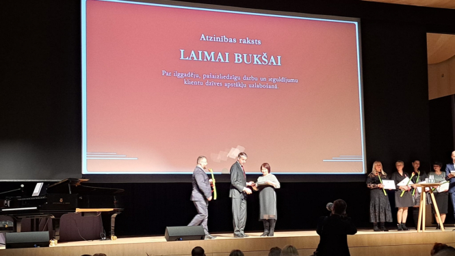 VSAC "Latgale" darbinieki saņem goda rakstus