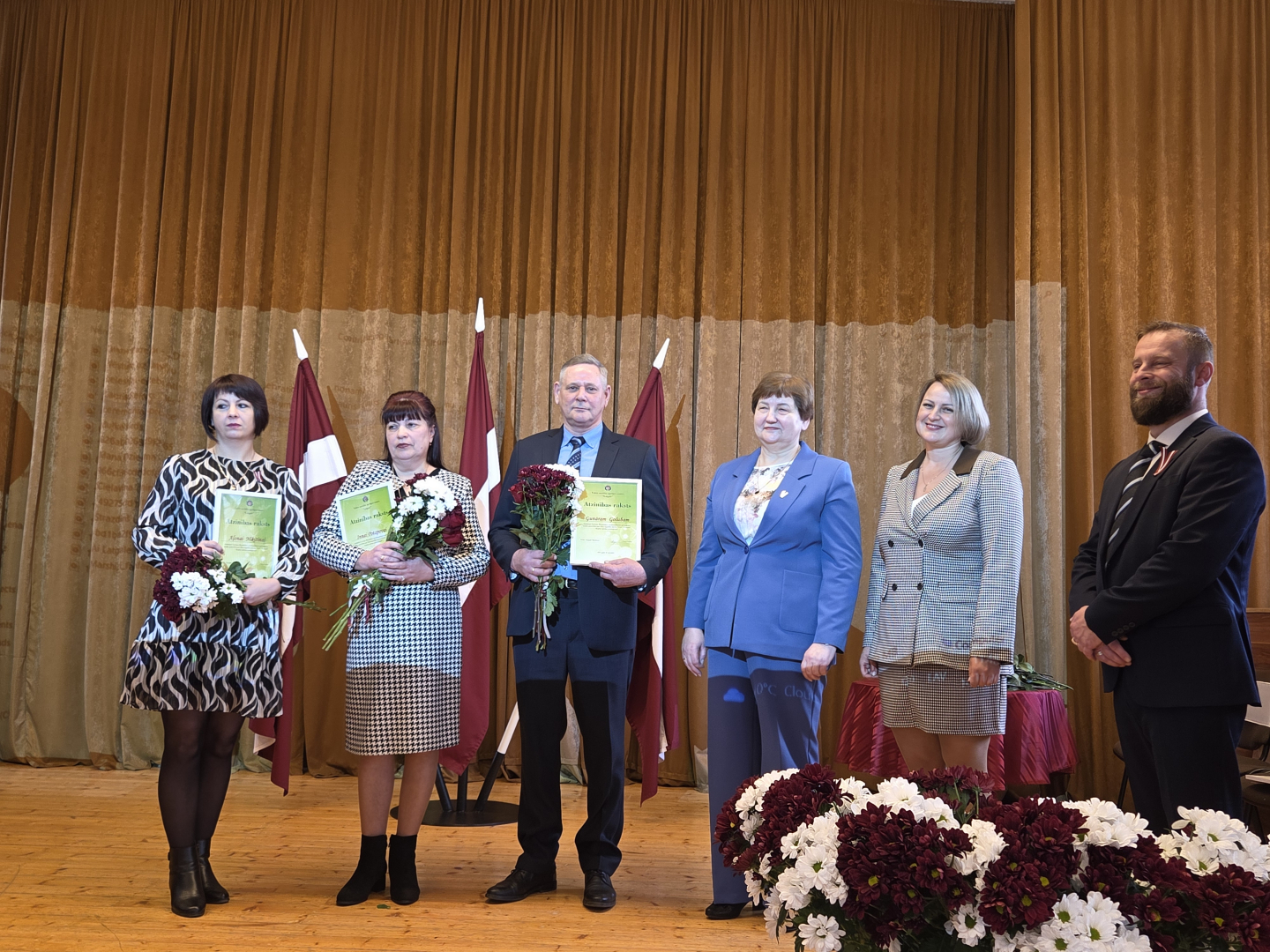 VSAC "Latgale" darbinieki svinīgā pasākumā