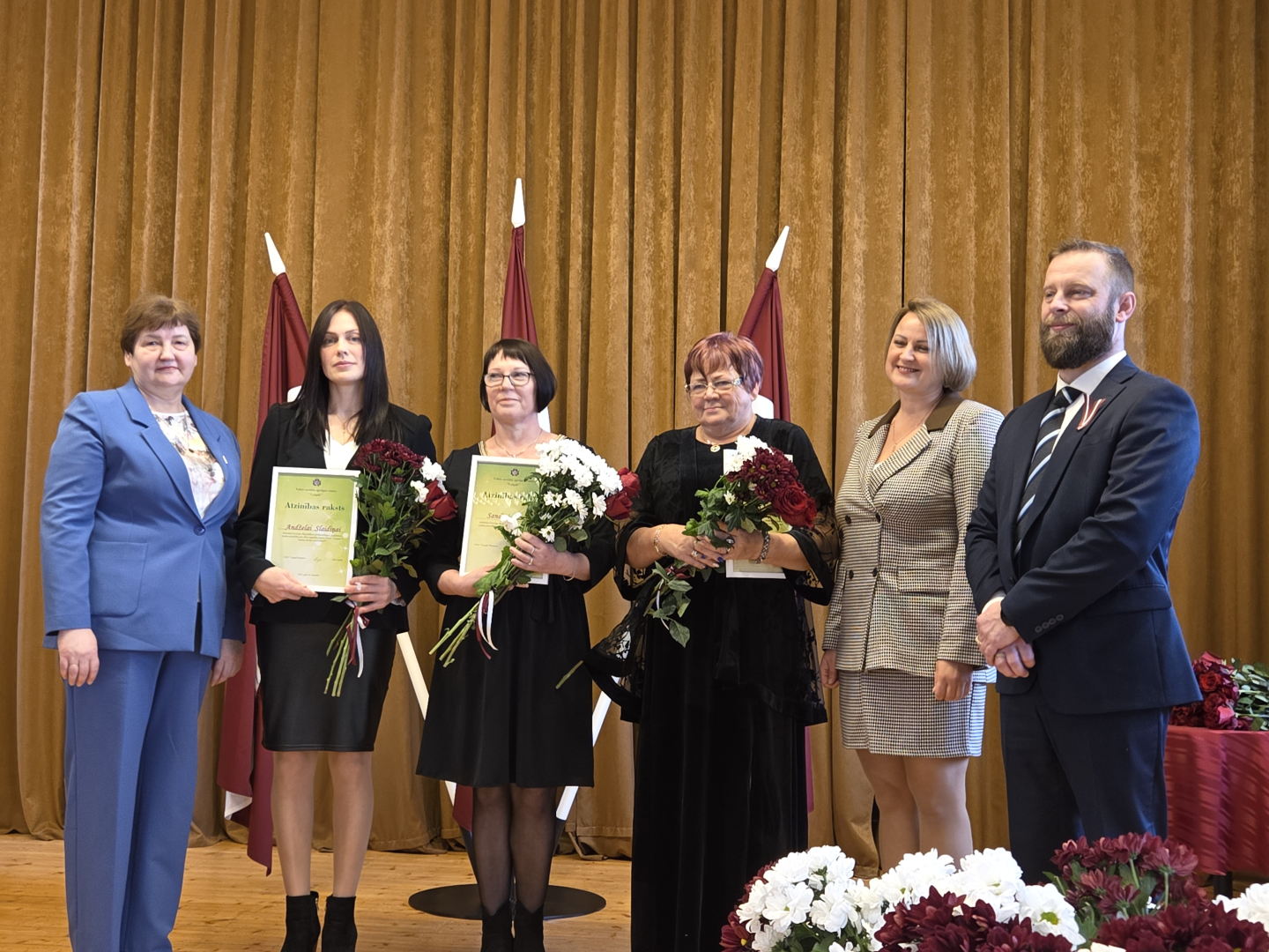 VSAC "Latgale" darbinieki svinīgā pasākumā