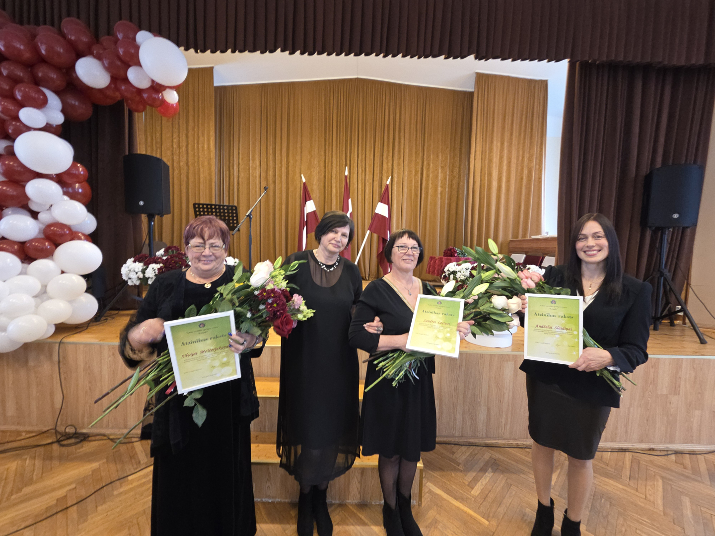 VSAC "Latgale" darbinieki svinīgā pasākumā