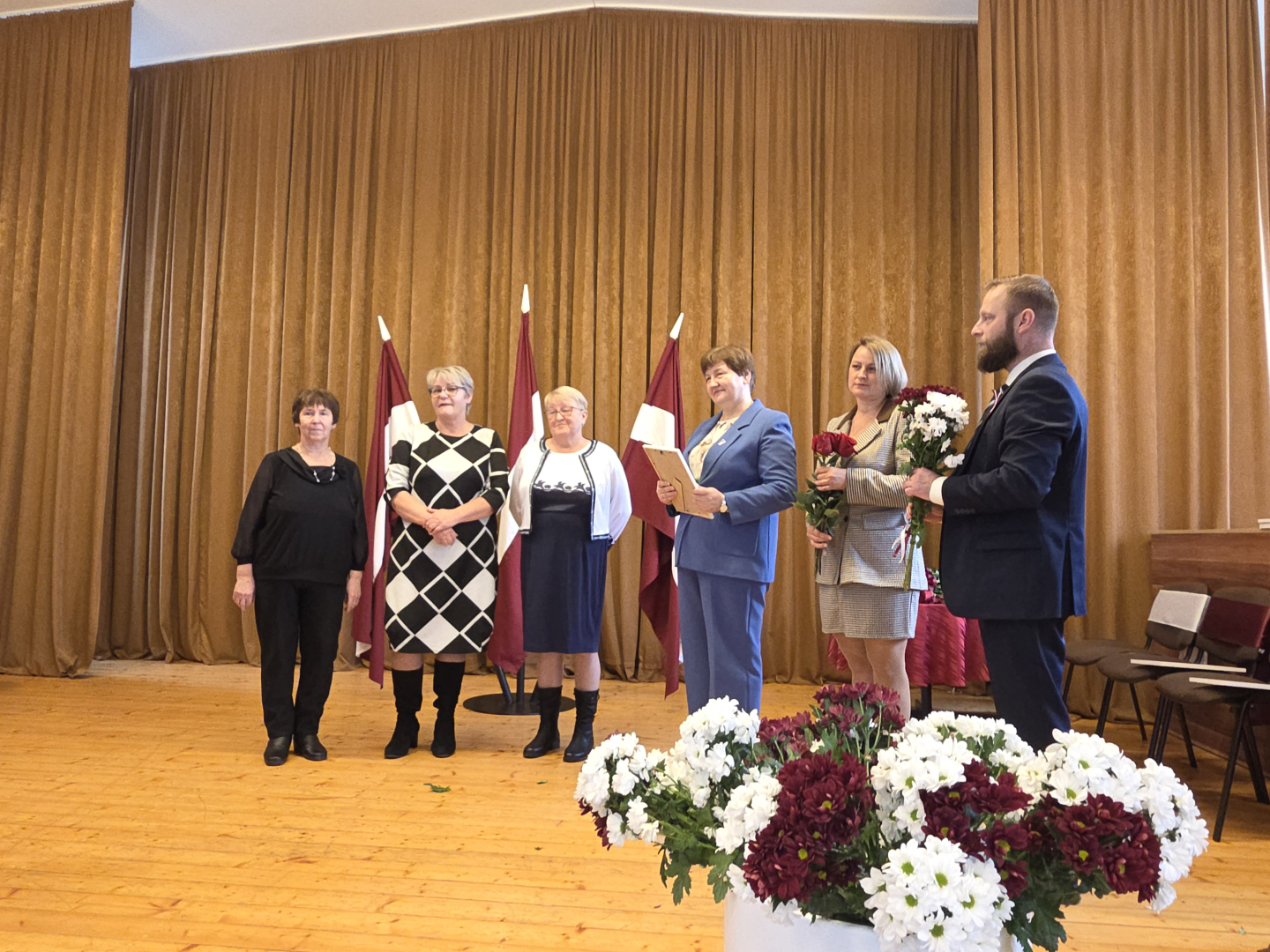 VSAC "Latgale" darbinieki svinīgā pasākumā