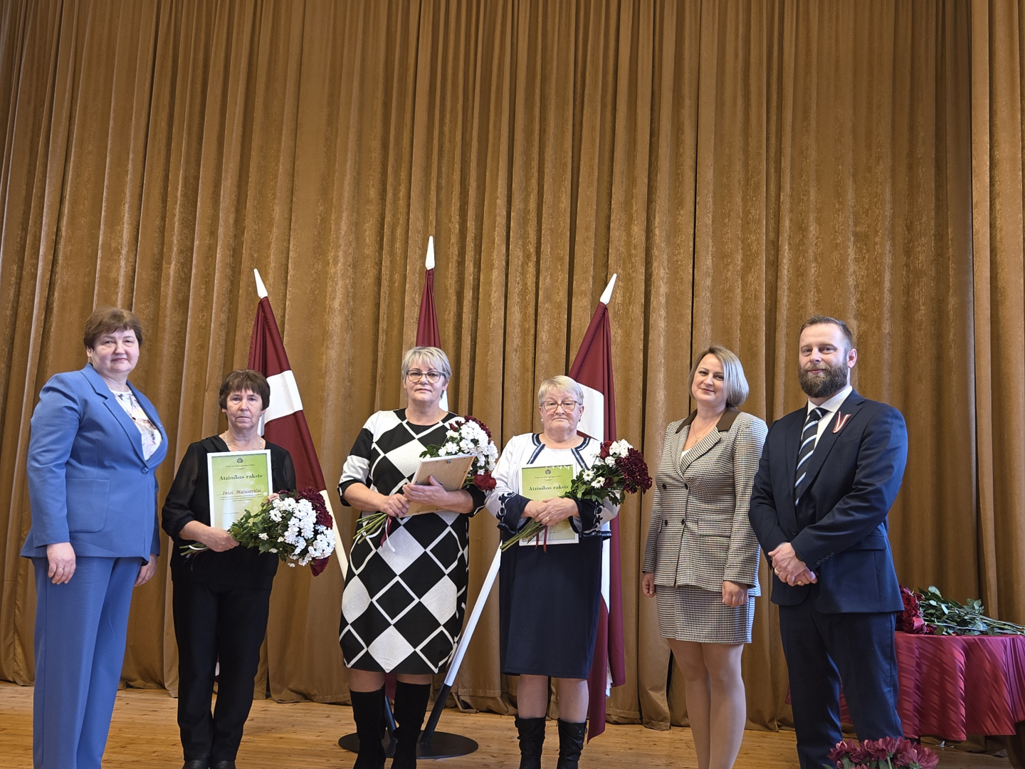 VSAC "Latgale" darbinieki svinīgā pasākumā