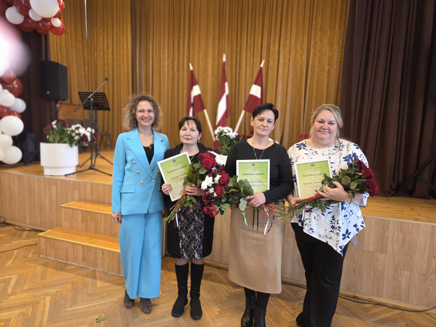 VSAC "Latgale" darbinieki svinīgā pasākumā