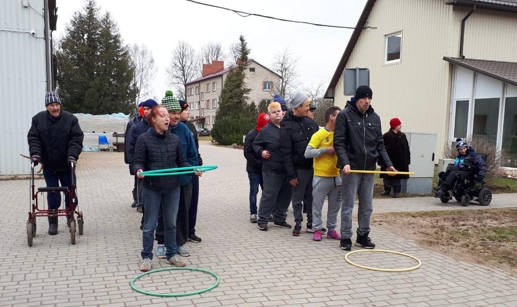 Klienti sportiskās aktivitātēs