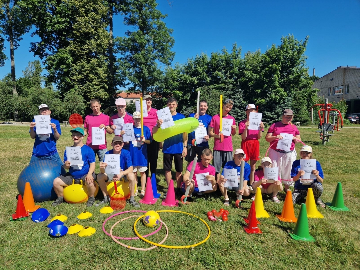 Klienti sportiskās aktivitātēs
