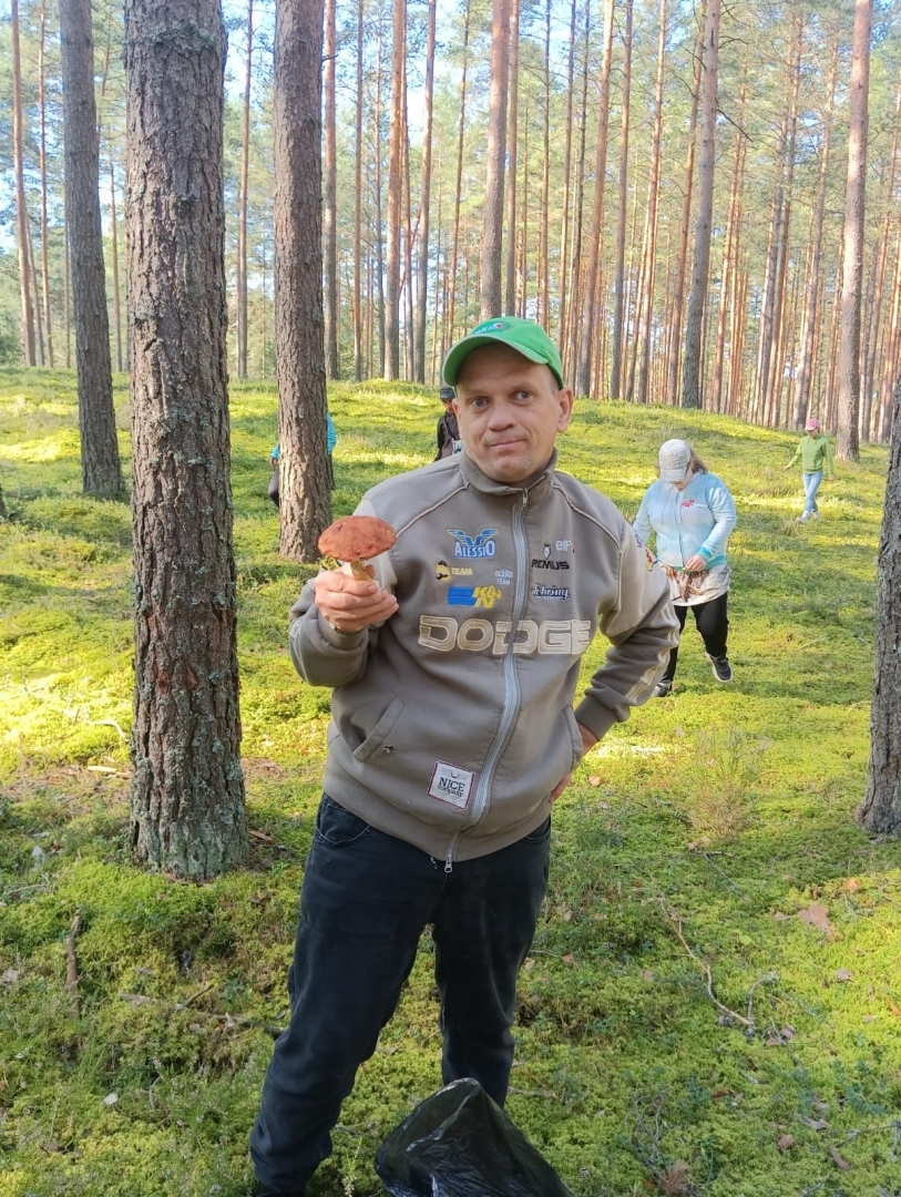 Sēņotāji mežā