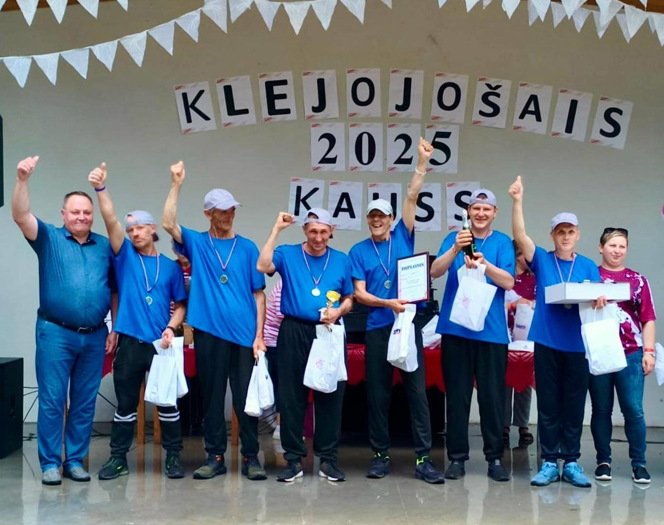 Sportisti uz skatuves