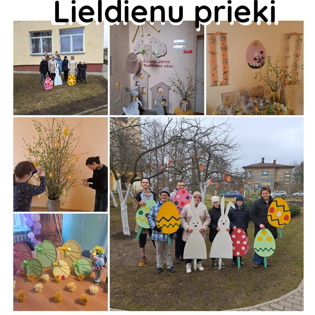 Lieldienu noskaņas filiāles telpās