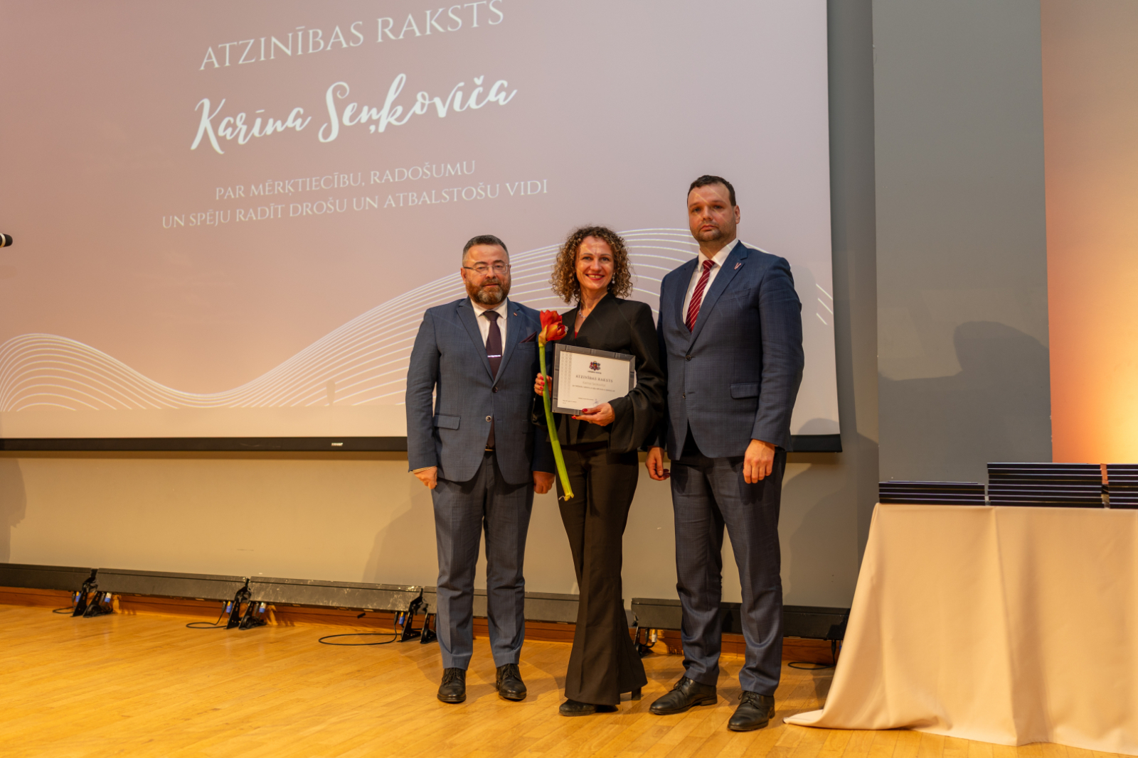 Labklājības ministrijas pārstāvji un VSAC "Latgale" darbinieki