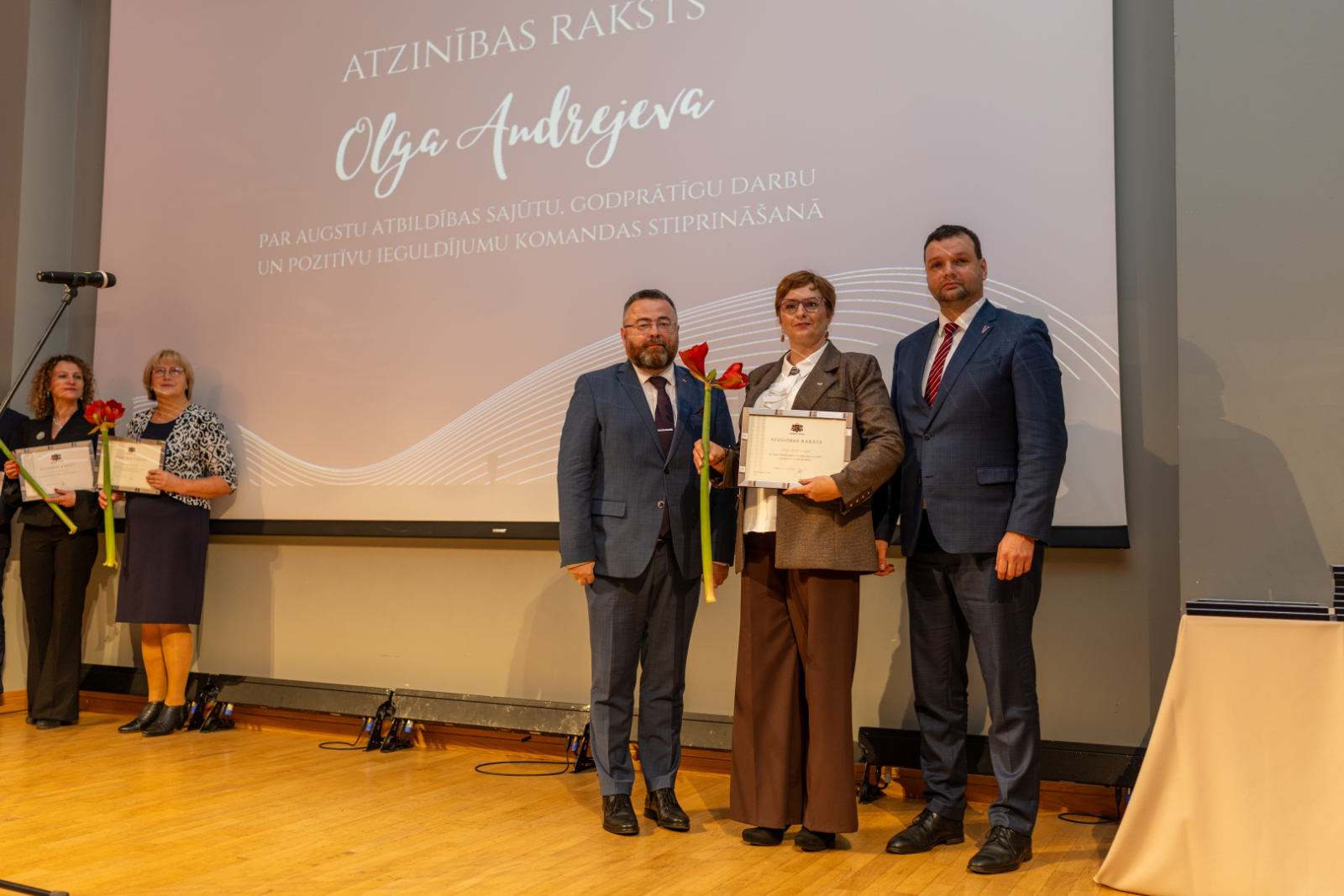 Labklājības ministrijas pārstāvji un VSAC "Latgale" darbinieki