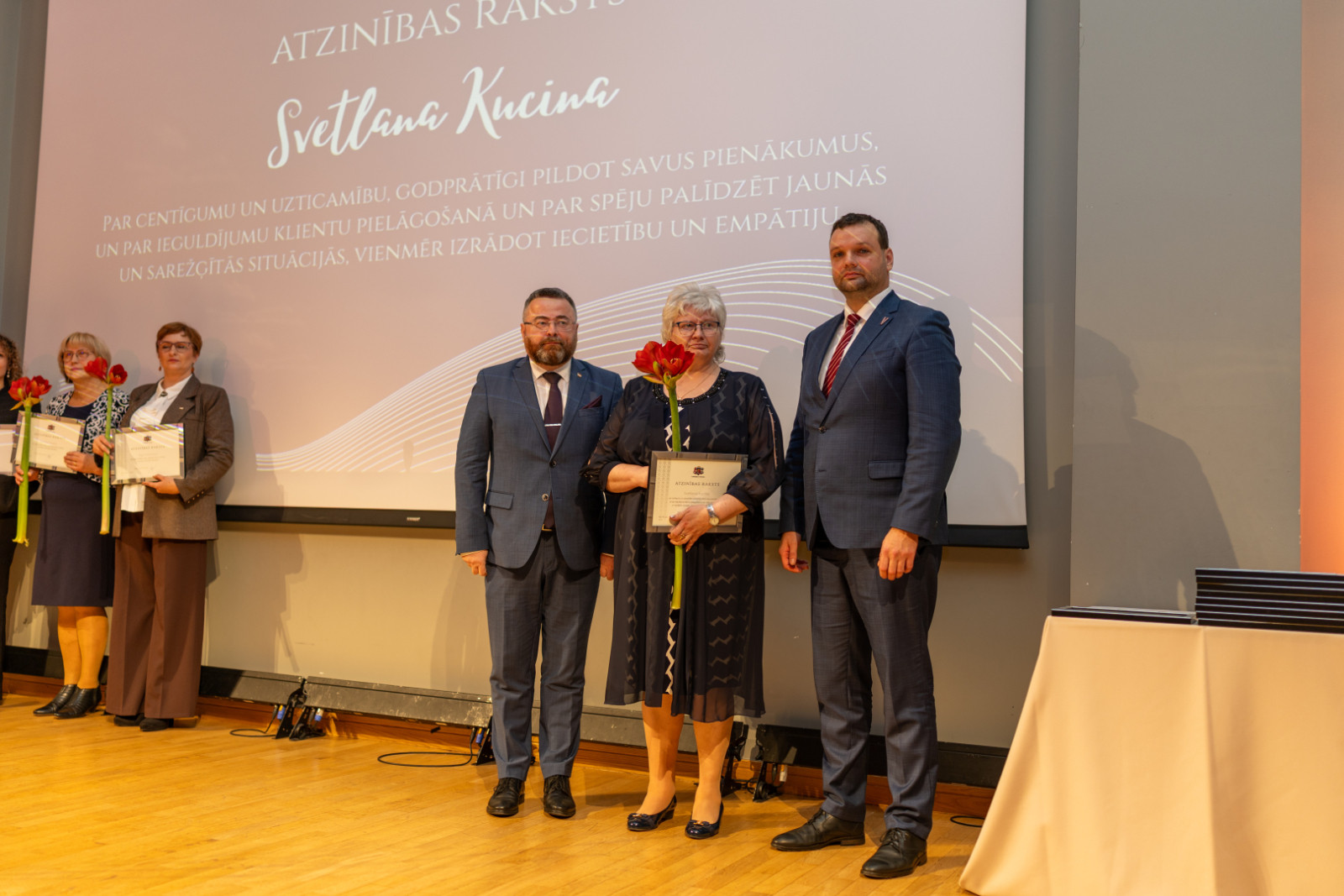 Labklājības ministrijas pārstāvji un VSAC "Latgale" darbinieki