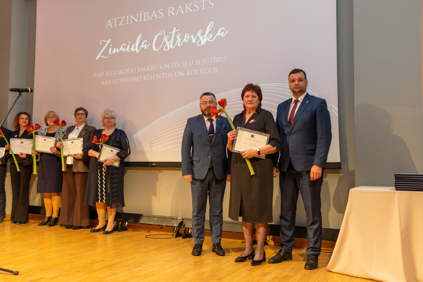 Labklājības ministrijas pārstāvji un VSAC "Latgale" darbinieki