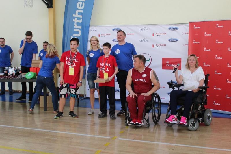 Filiāle "Kalkūni" Paralimpiskajā sporta dienā Rīgā