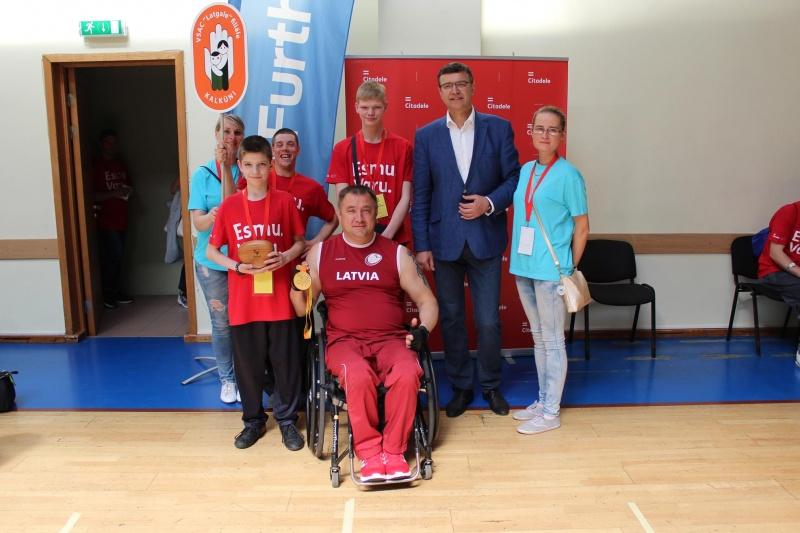 Filiāle "Kalkūni" Paralimpiskajā sporta dienā Rīgā